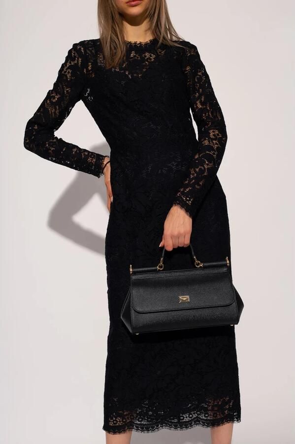 Dolce & Gabbana Zwarte tassen met verborgen magnetische sluiting Black Dames - Foto 2