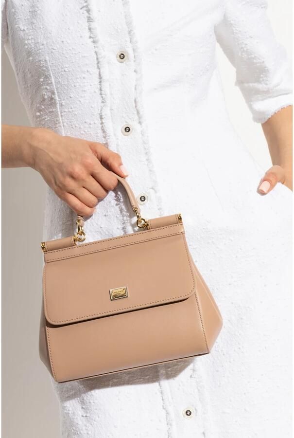 Dolce & Gabbana Schoudertas Sicily Medium Pink Dames - Foto 4