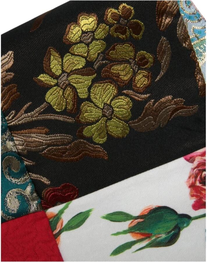 Dolce & Gabbana Bloemen Jacquard Mini Shift Jurk Multicolor Dames