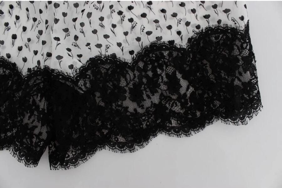 D&G Pyjama's nachthemden D&G Kanten Trim Shorts Bloemenprint - Foto 2