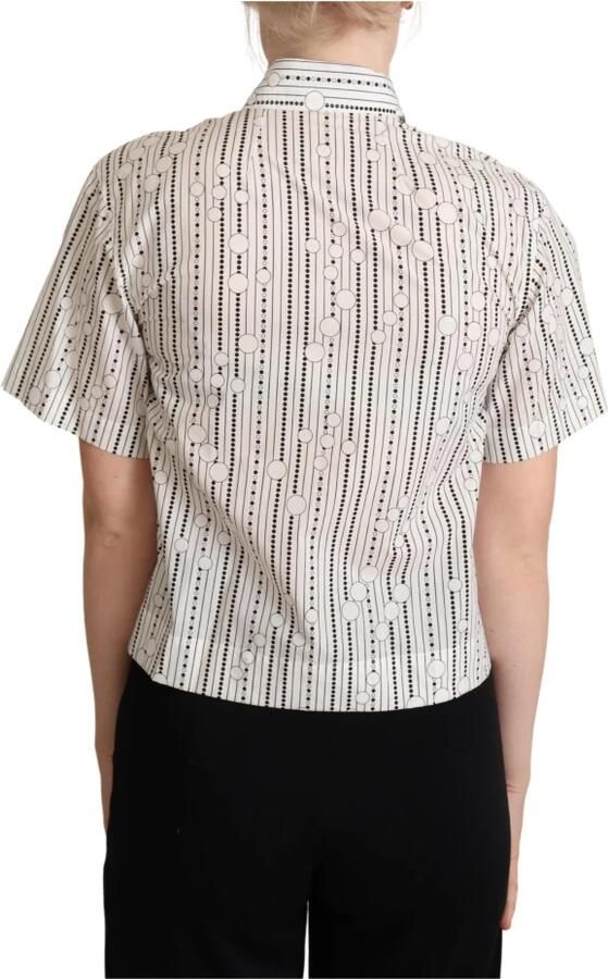 D&G Overhemd D&G Dolce Gabbana overhemd met geometrische print - Foto 2