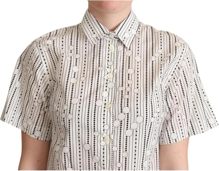 D&G Overhemd D&G Dolce Gabbana overhemd met geometrische print