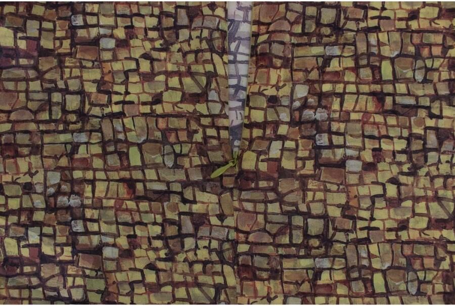 Dolce & Gabbana Multicolor Mozaïek Print Zijden Blouse T-shirt Brown Dames - Foto 3