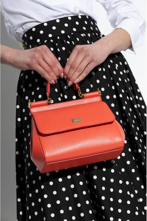 Dolce & Gabbana Sicily Mini schoudertas Orange Dames - Foto 4