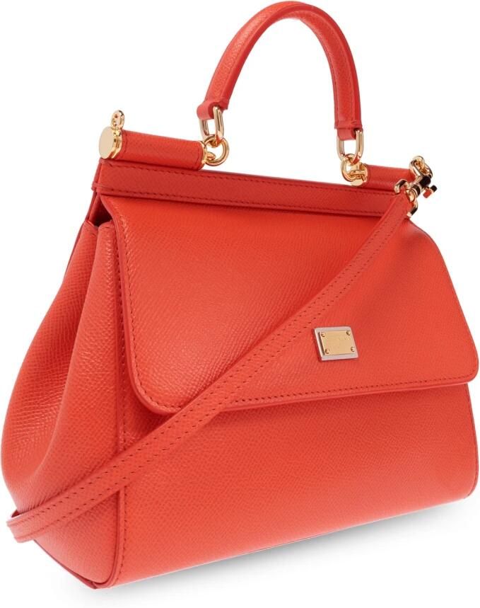 Dolce & Gabbana Sicily Mini schoudertas Orange Dames - Foto 3