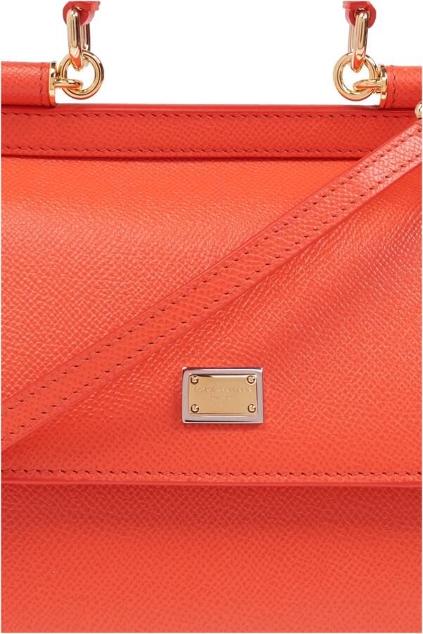 Dolce & Gabbana Sicily Mini schoudertas Orange Dames - Foto 6