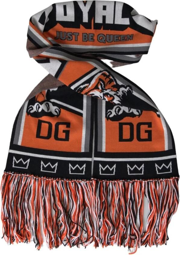 Dolce & Gabbana Luxe Multicolor Wol-Kasjmier Sjaal Multicolor Dames - Foto 4