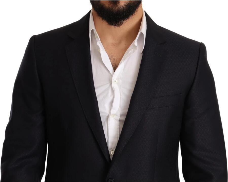 Dolce & Gabbana Blauw patroon Martini Slim FIT 2-delig pak Blue Heren - Foto 2