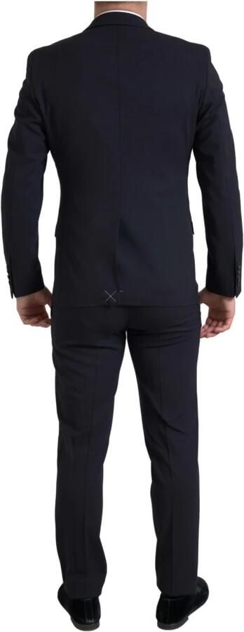 Dolce & Gabbana Donker Slim Fit Pak uit de Martini Collectie Blue Heren - Foto 6