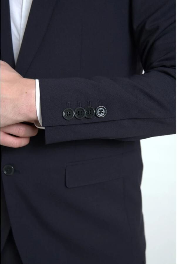 Dolce & Gabbana Donker Slim Fit Pak uit de Martini Collectie Blue Heren - Foto 3