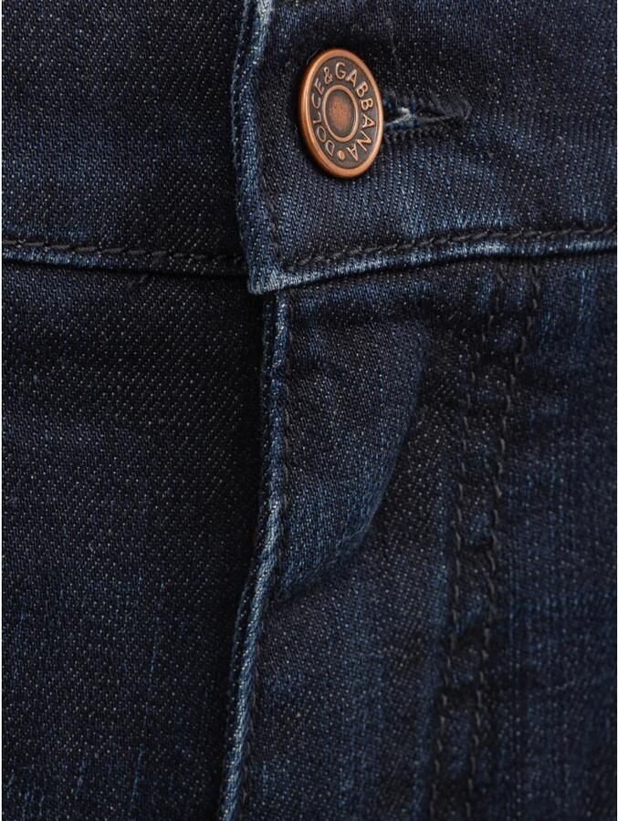 Dolce & Gabbana Skinny jeans met reliëflogo Blue Heren - Foto 2