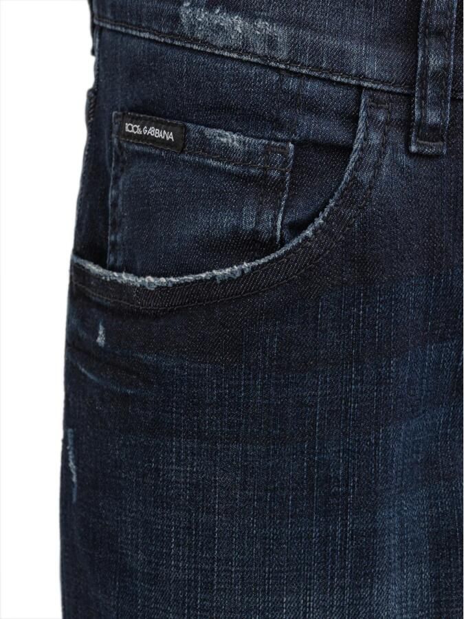 Dolce & Gabbana Skinny jeans met reliëflogo Blue Heren - Foto 3