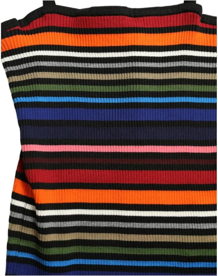 D&G Overhemd D&G Veelkleurig gestreept gebreid tanktop TSH84802 - Foto 2