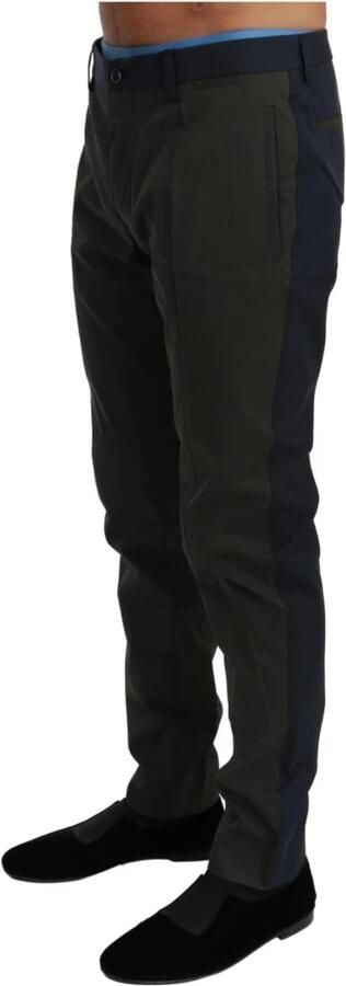 Dolce & Gabbana Slim-Fit Broek Grijs Hoge Kwaliteit Korting Gray Heren - Foto 2