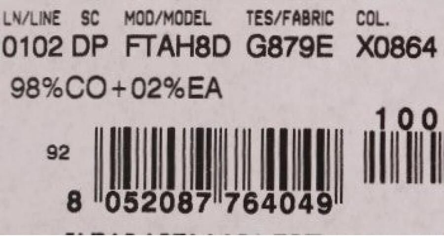 Dolce & Gabbana Blauwe Gestreepte Katoenen Jeans Slim Fit Blauw Dames - Foto 6