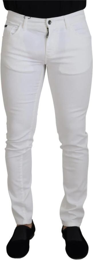 Dolce & Gabbana Witte Stretch Denim Skinny Jeans White Heren - Foto 7