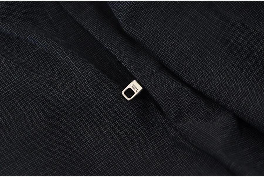 Dolce & Gabbana Grijze Geruite Stretch Cargo Broek Gray Heren - Foto 2