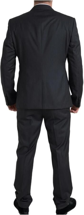 Dolce & Gabbana Elegant Zwart Martini Slim Fit Pak Black Heren - Foto 5