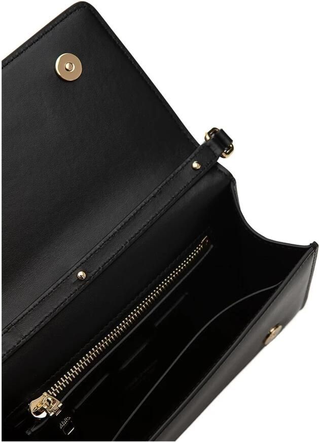 Dolce&Gabbana Clutches DG Logo Clutch Leather in zwart