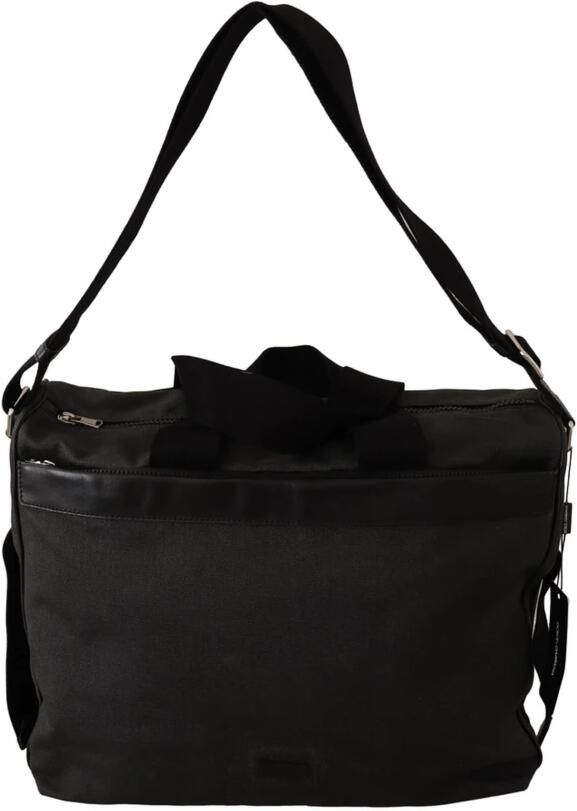 Dolce & Gabbana Messenger Tas Stijlvolle en Authentieke Reisgenoot Black Heren - Foto 4