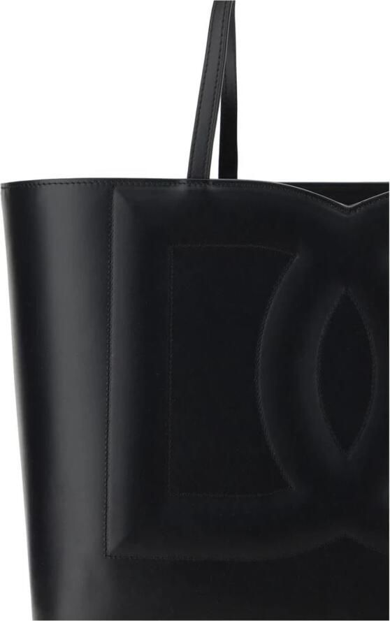 Dolce & Gabbana Stijlvolle kalfsleren handtas met ritszak Black Dames - Foto 4