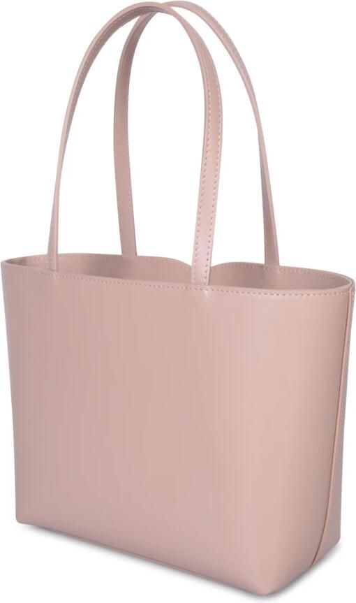 Dolce & Gabbana Logo Tas Stijlvolle dameshandtas van kalfsleer Beige Dames - Foto 4