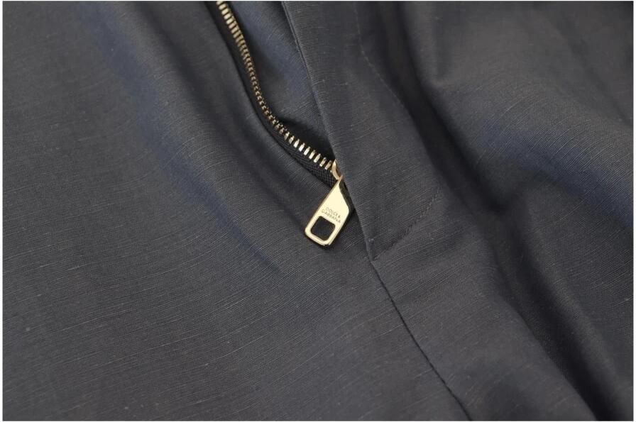 Dolce & Gabbana Blauwe Linnen Chino Heren Formele Broek Blue Heren - Foto 4