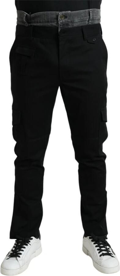 Dolce & Gabbana Slim-fit Trousers Black Heren - Foto 6