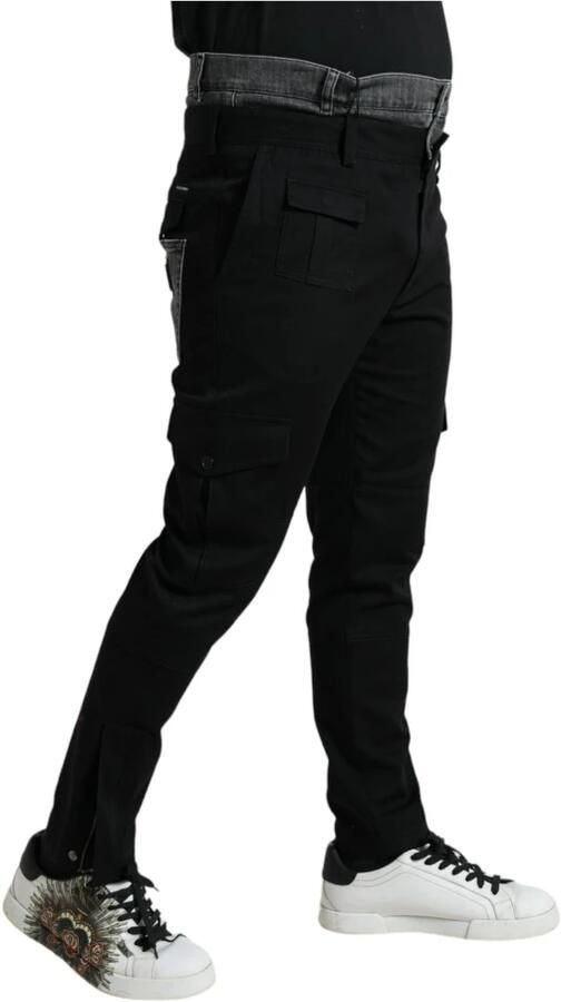 Dolce & Gabbana Slim-fit Trousers Black Heren - Foto 4