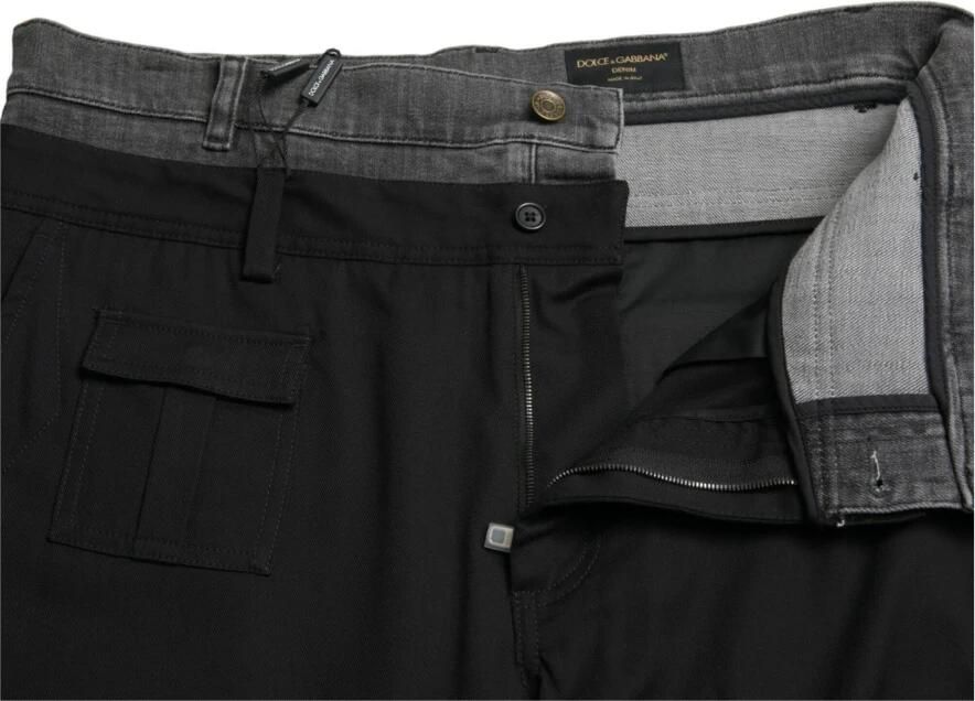 Dolce & Gabbana Slim-fit Trousers Black Heren - Foto 3