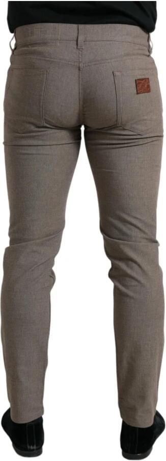 Dolce & Gabbana Exclusieve Bruine Gestreepte News Hoed Brown - Foto 10