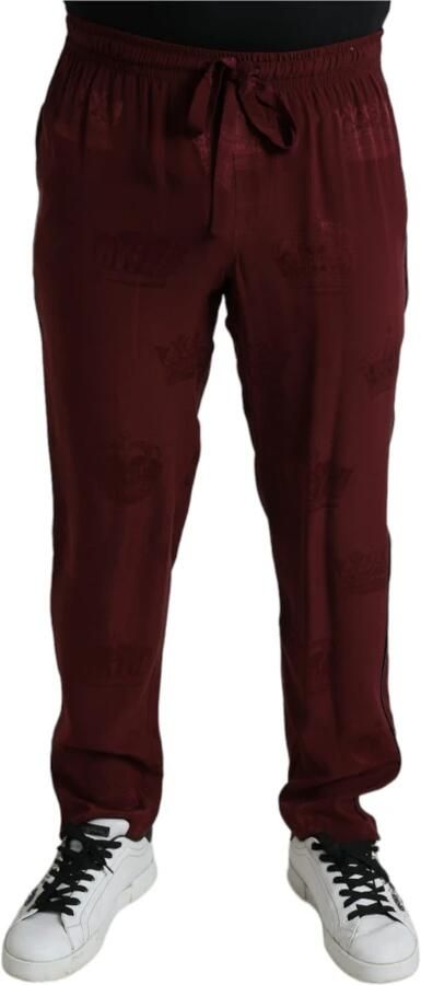 D&G Broek D&G Casual broek met kroonprint - Foto 2