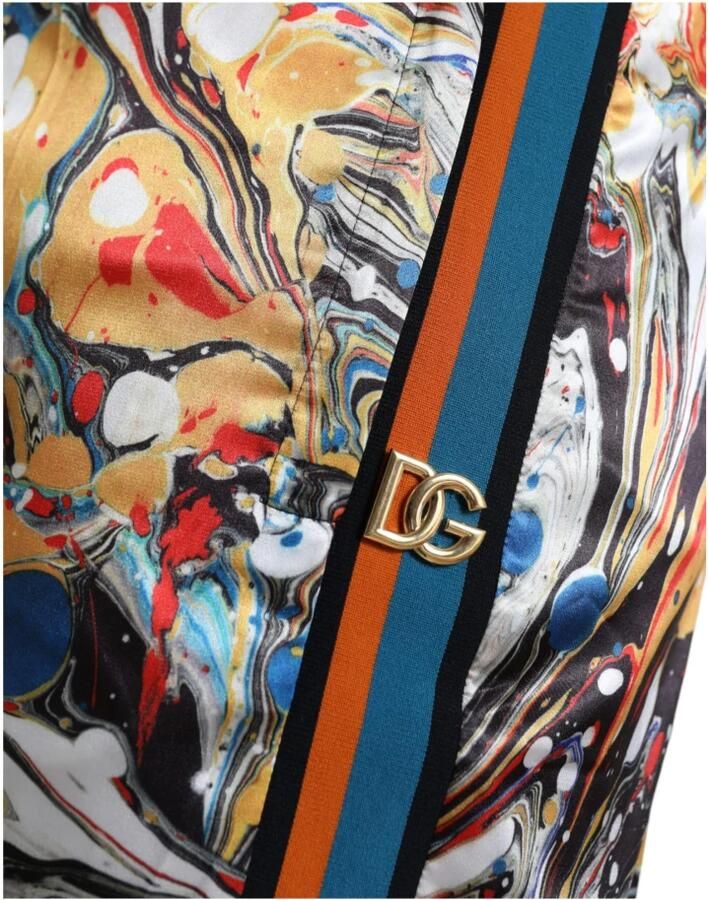 D&G Broek D&G Gemarmerde Print Broek Casual Stijl - Foto 2