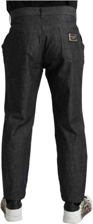 Dolce & Gabbana Multicolor Tiger Print Losse Denim Jeans Multicolor Heren - Foto 6