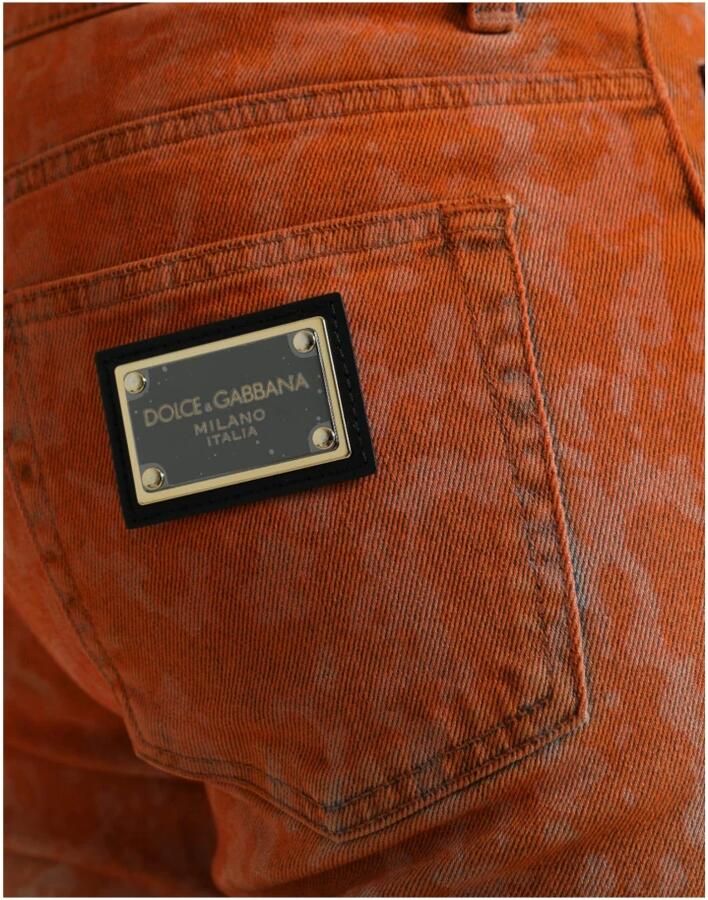 Dolce & Gabbana Elegante Ombre Skinny Denim Jeans Multicolor Heren