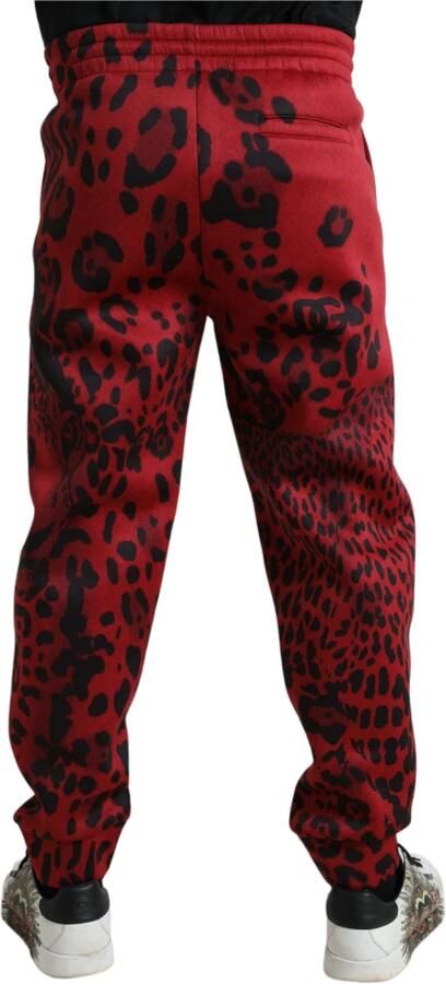 Dolce & Gabbana Heren Sportbroek met Dierenprint Red Heren - Foto 4