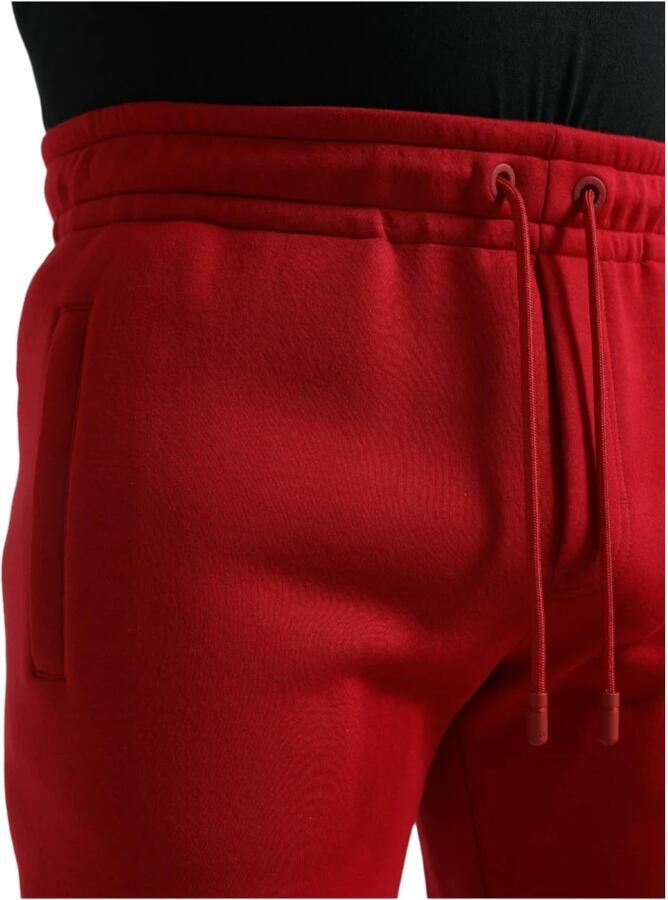 Dolce & Gabbana Rode Katoenmix Skinny Jogger Broek Red Heren - Foto 3