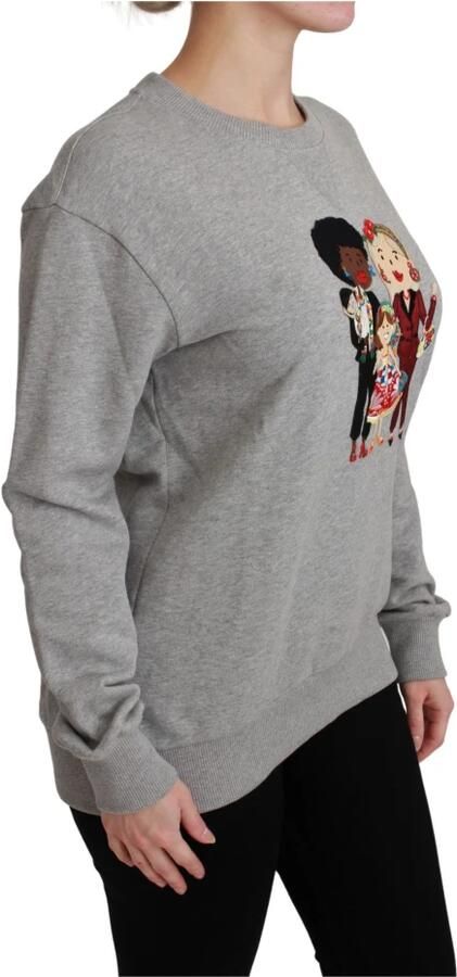 Dolce & Gabbana DGFamily Sweater Stijlvol en Comfortabel Gray Dames - Foto 2