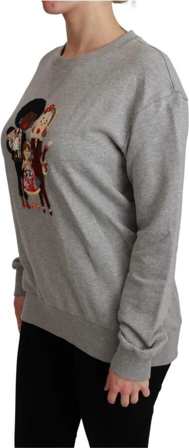 Dolce & Gabbana DGFamily Sweater Stijlvol en Comfortabel Gray Dames - Foto 3