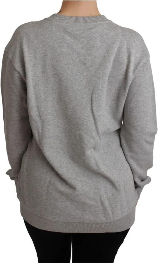 Dolce & Gabbana DGFamily Sweater Stijlvol en Comfortabel Gray Dames