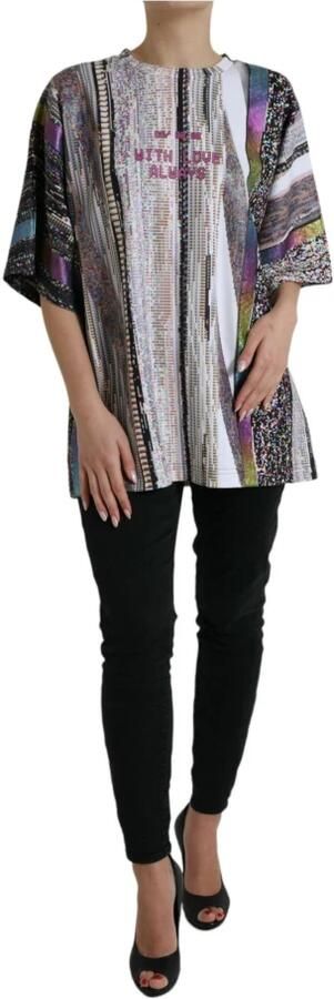 D&G Overhemd D&G Oversized Graphic Tee Korte Mouwen - Foto 5