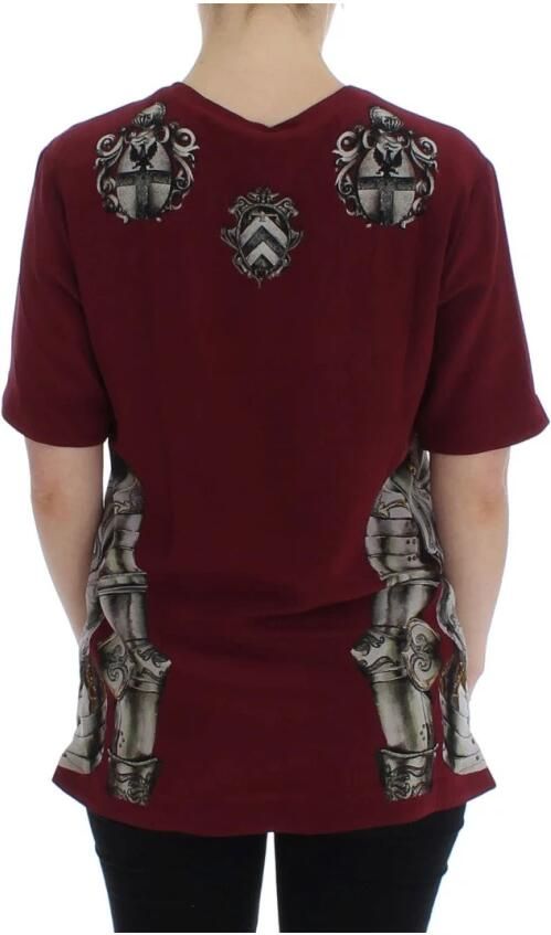 D&G Overhemd D&G Dolce Gabbana Silk Crew Neck Korte Mouw TShirt - Foto 5