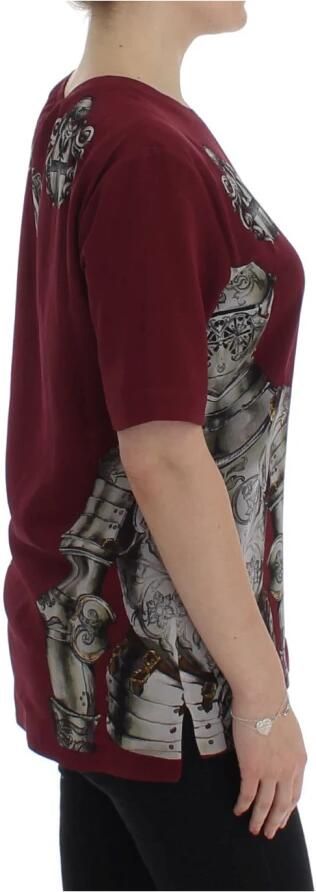 D&G Overhemd D&G Dolce Gabbana Silk Crew Neck Korte Mouw TShirt - Foto 6