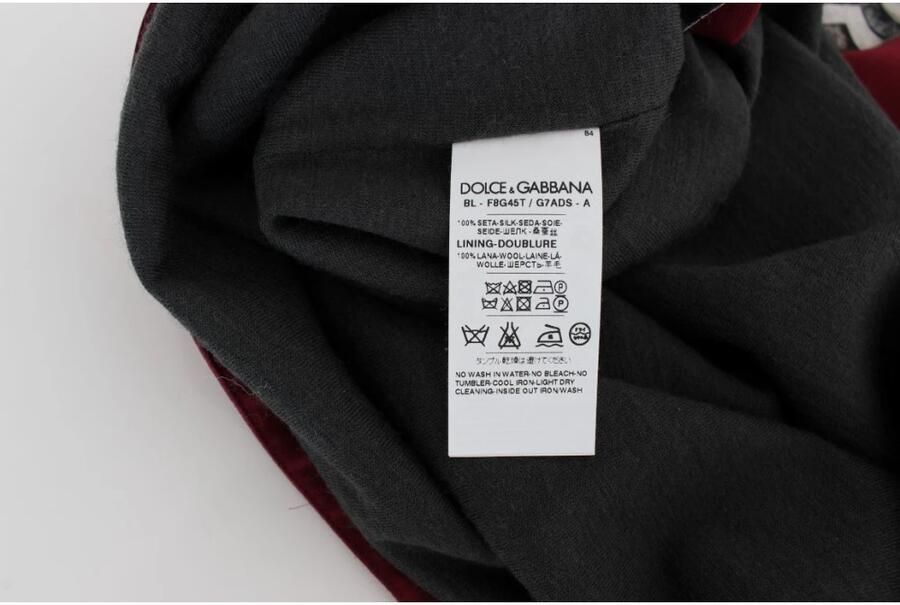 D&G Overhemd D&G Dolce Gabbana Silk Crew Neck Korte Mouw TShirt - Foto 2