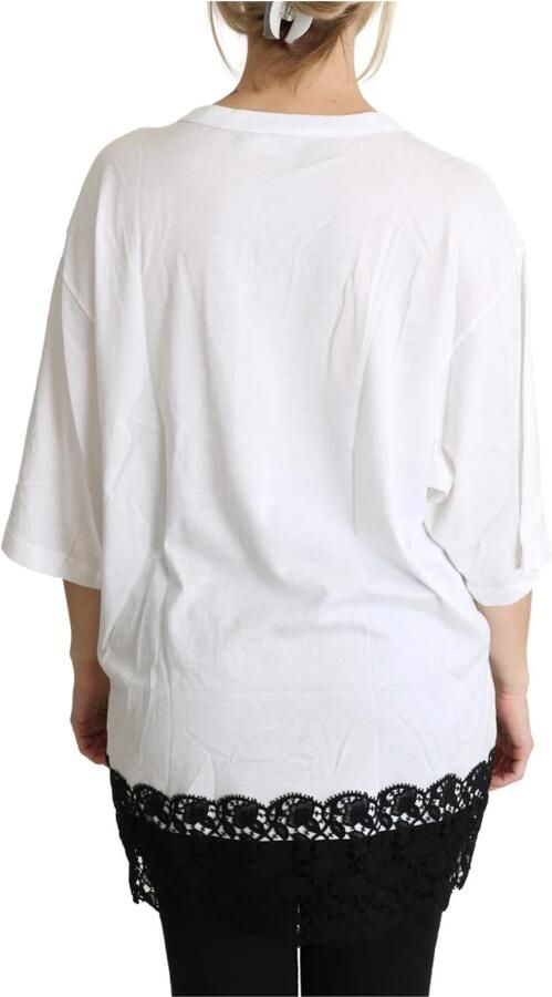 Dolce & Gabbana Black White Stripes Wool Trouser Tapered Pants Zwart Dames - Foto 7