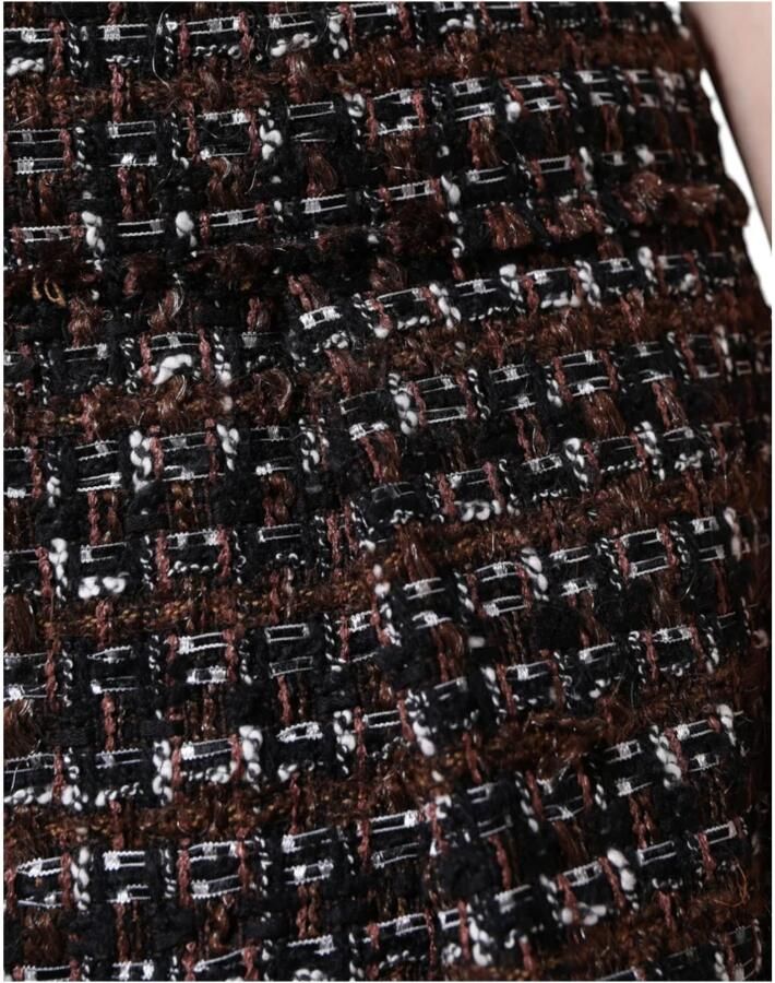 Dolce & Gabbana Tartan Tweed A-lijn Mini Rok Multicolor Dames - Foto 2