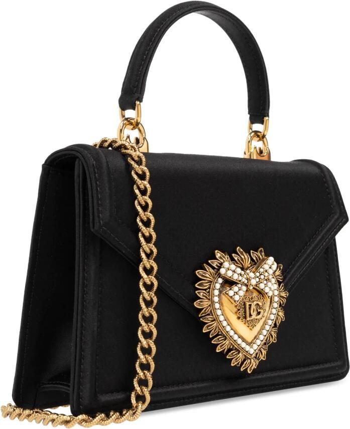 Dolce & Gabbana Beige Exotic Leather Small Devotion Shoulder Bag Beige Dames - Foto 4