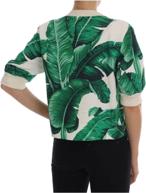 Dolce & Gabbana Tropische Paillet Ananas Sweater Multicolor Dames - Foto 5