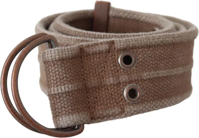 Dolce & Gabbana Verstelbare leren riem met rustieke elegantie Beige Dames - Foto 2