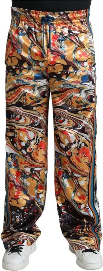 D&G Broek D&G Gemarmerde Print Broek Casual Stijl - Foto 5
